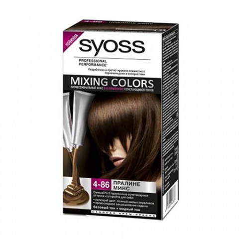 SYOSS Mixing Colors Краска для волос 4-86 Пралине микс 135мл